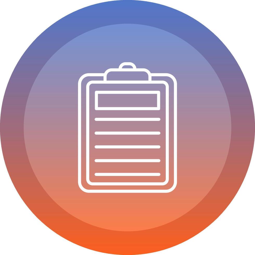 Brief icon. colored outline icon style. vector