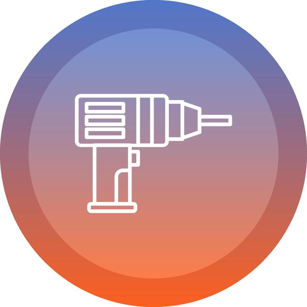 Drilling Machine Icon Design vector