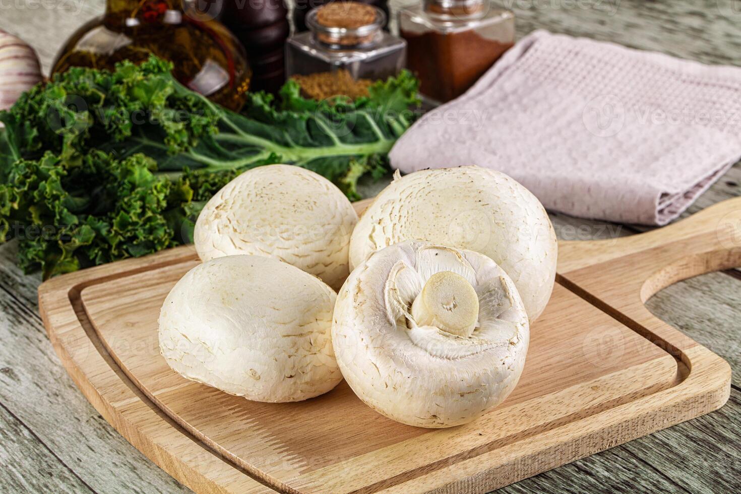 A wooden cutting board photo