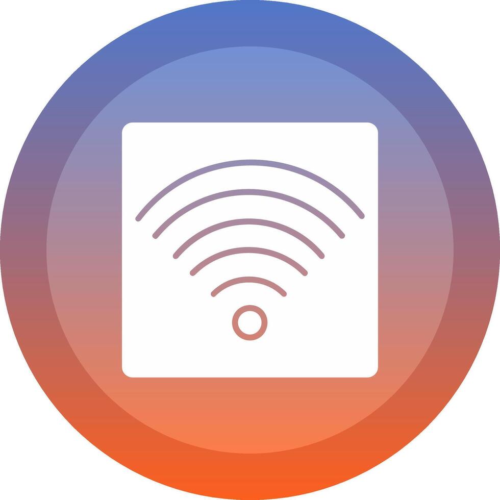 Wifi icon. colored outline icon style. vector