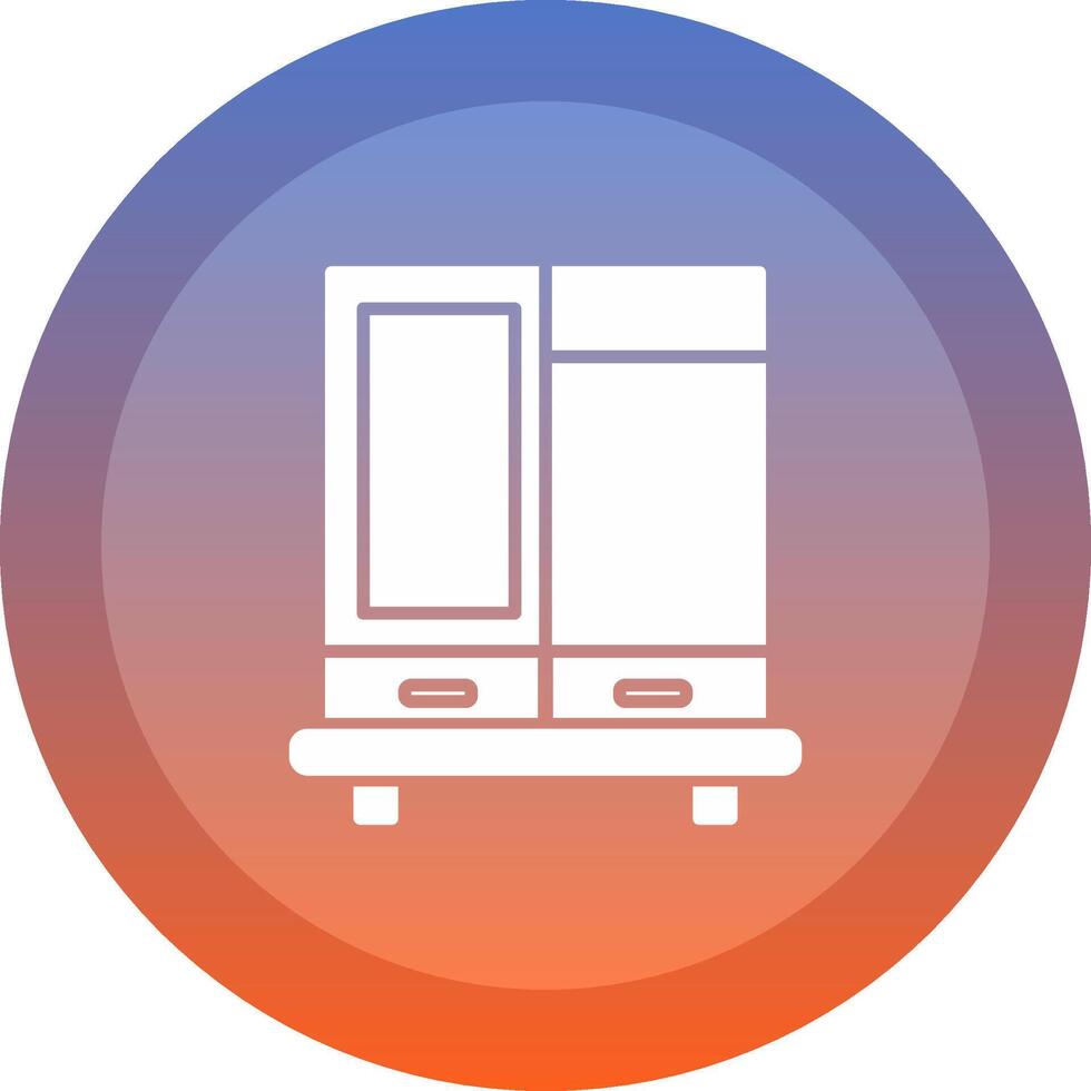 Wardrobe Icon Design vector