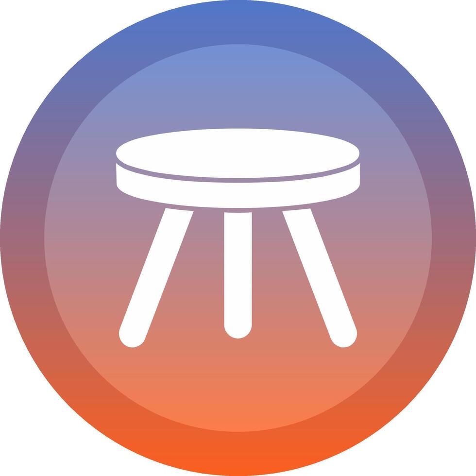 Stool Icon Design vector