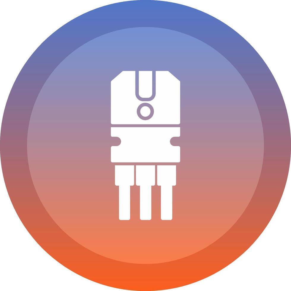 Transistor Icon Design vector