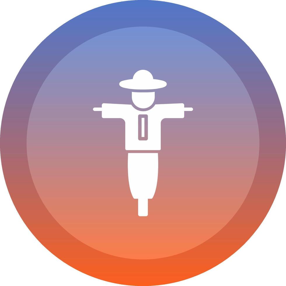 Scarecrow Icon Design vector