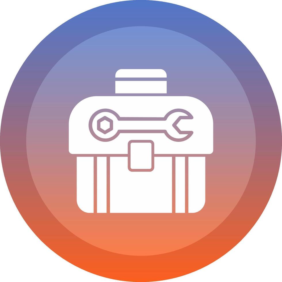Toolbox Icon Design vector