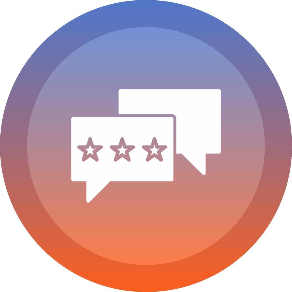 Review Icon Design vector