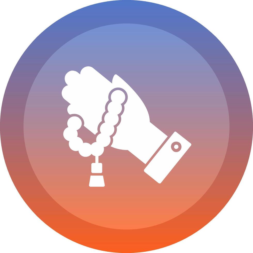 Tasbih Icon Design vector