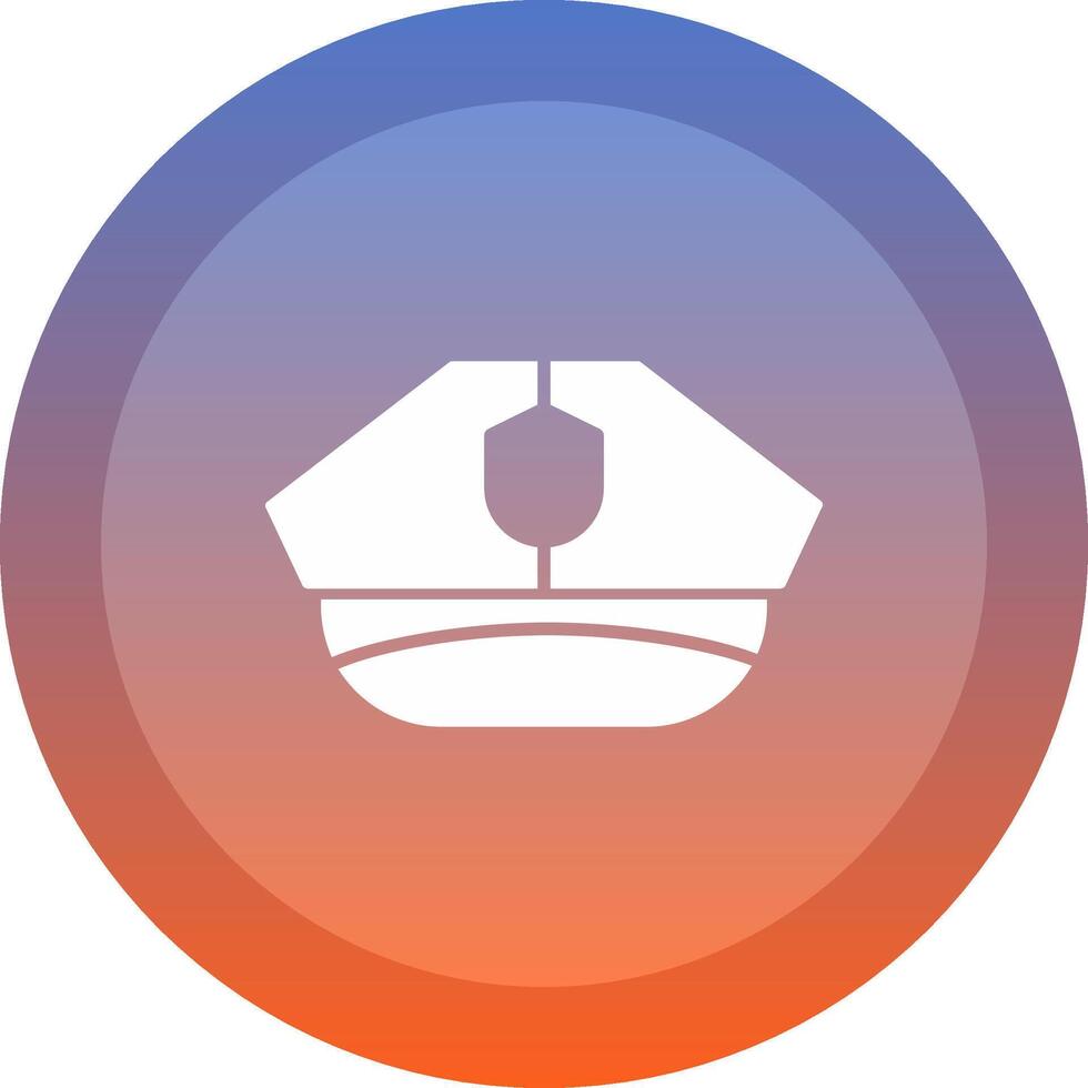 Police Hat Icon Design vector