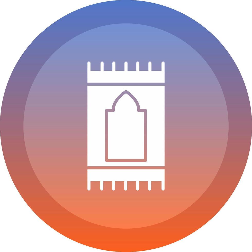 Sajadah Icon Design vector