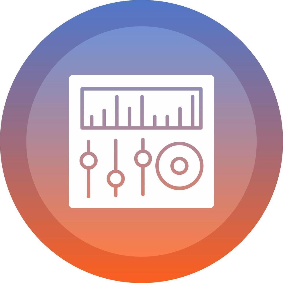 Mix icon. colored outline icon style. vector