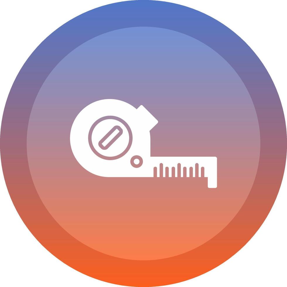 Measure Tape Icon Design vector