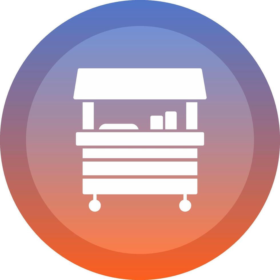 Food Stand Icon Design vector