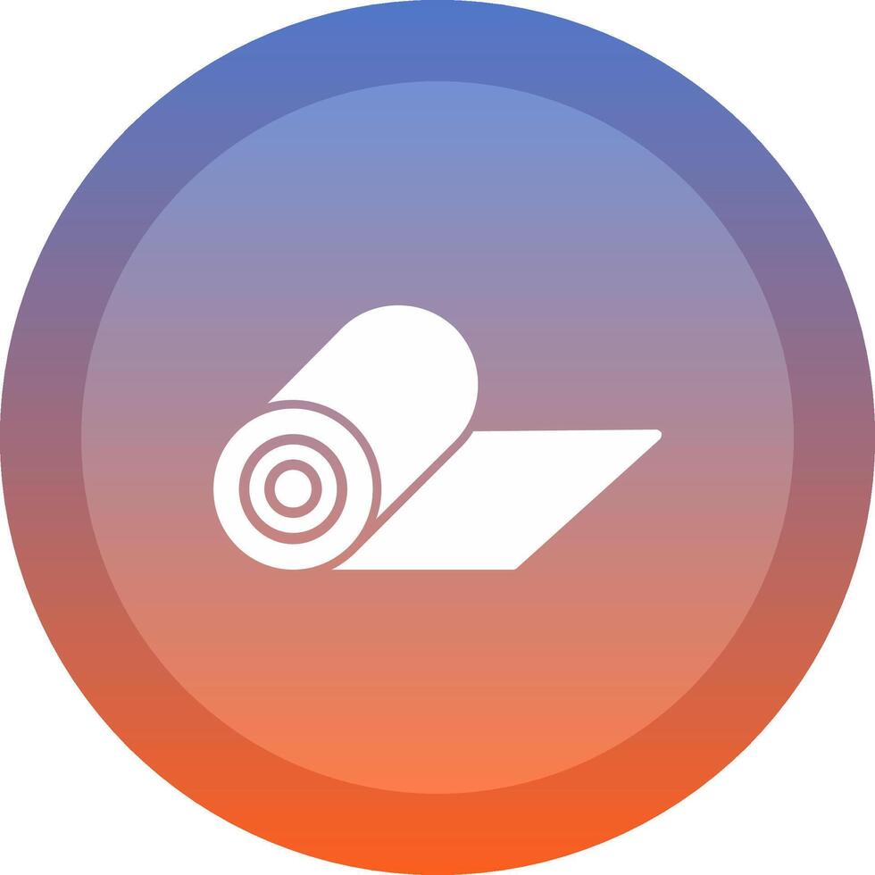 Gym Mat Icon Design vector