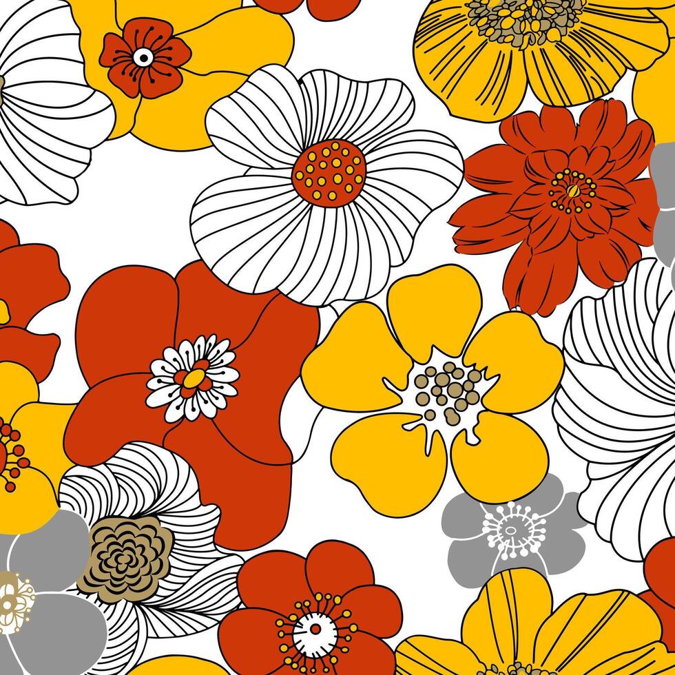 Abstract Flower background suitable for home wallpaper purpose vector