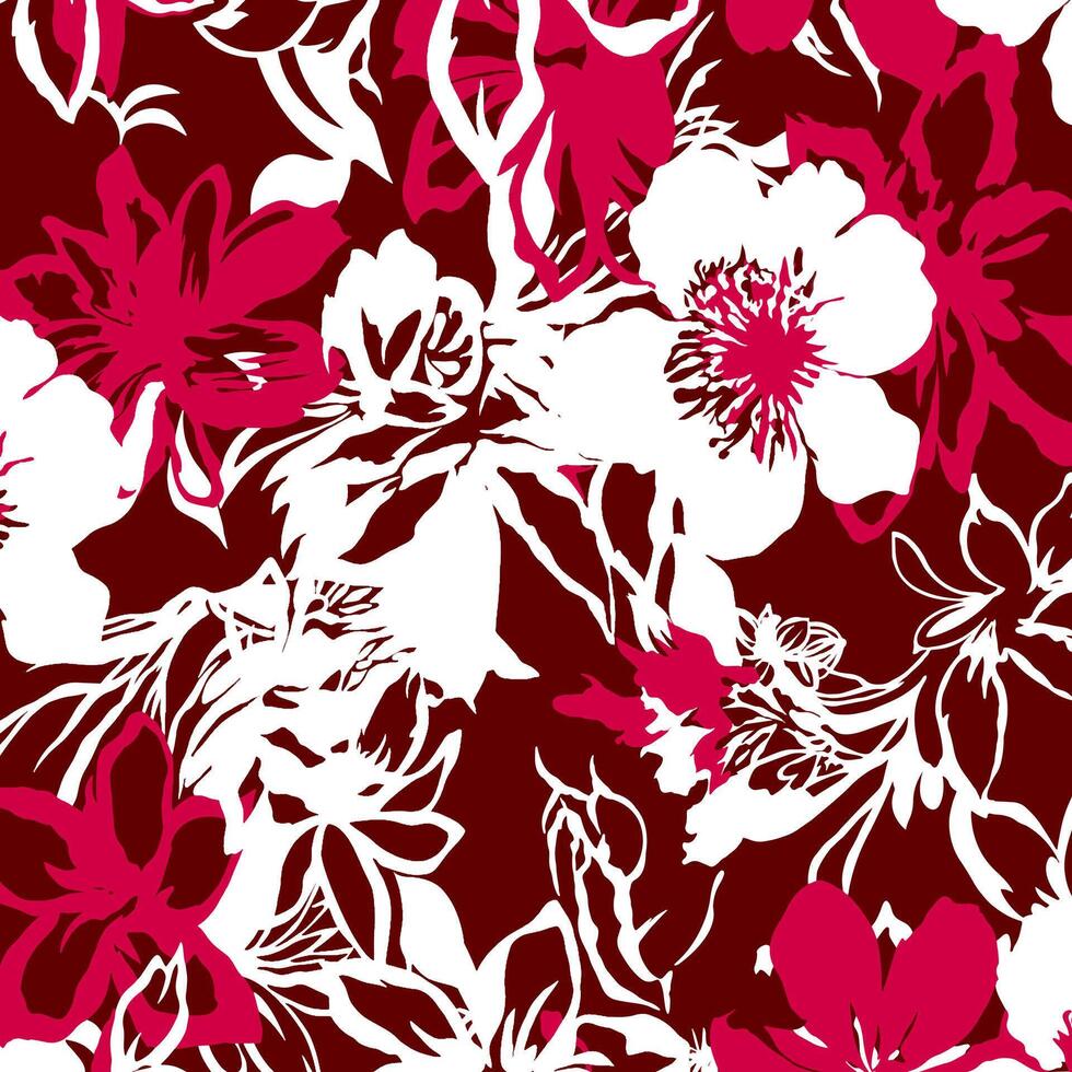 Abstract Flower background suitable decor vector