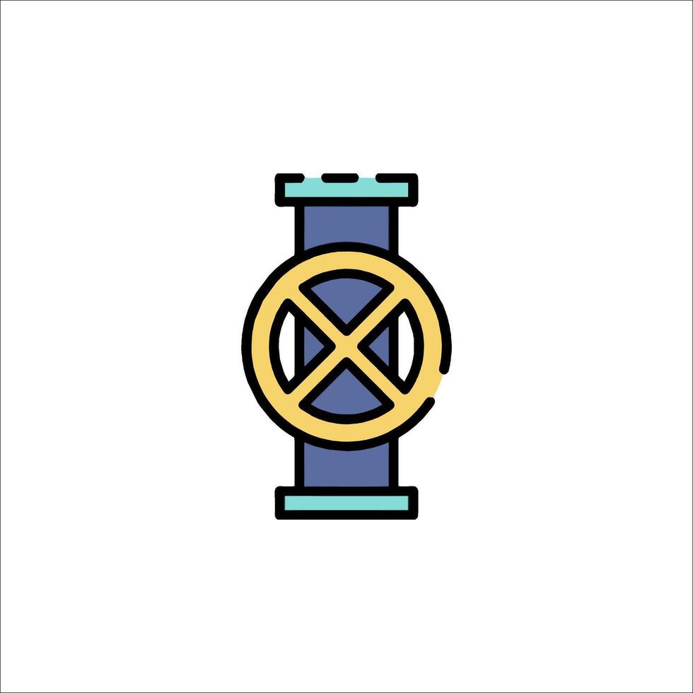 A clock with a no sign on it vector