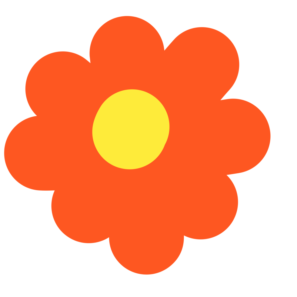 red yellow flower png