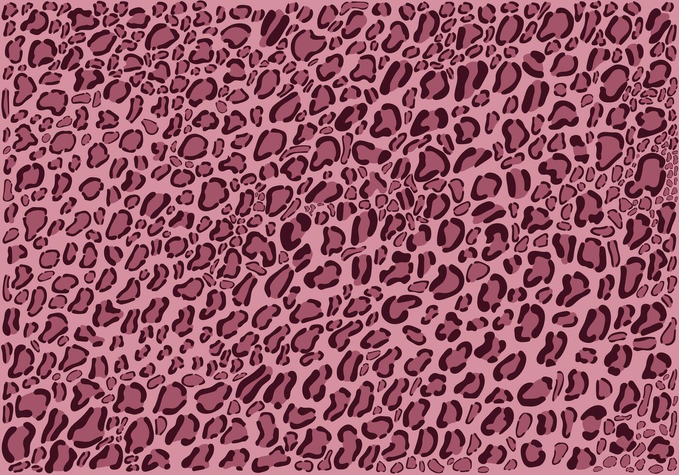 Leopard print background. Leopard pink pattern. vector