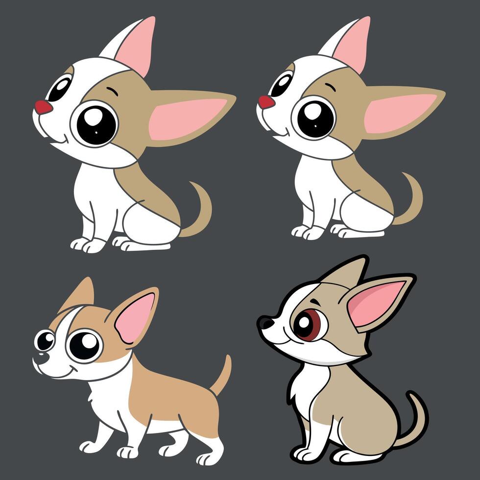 Cute dog design illustration vector