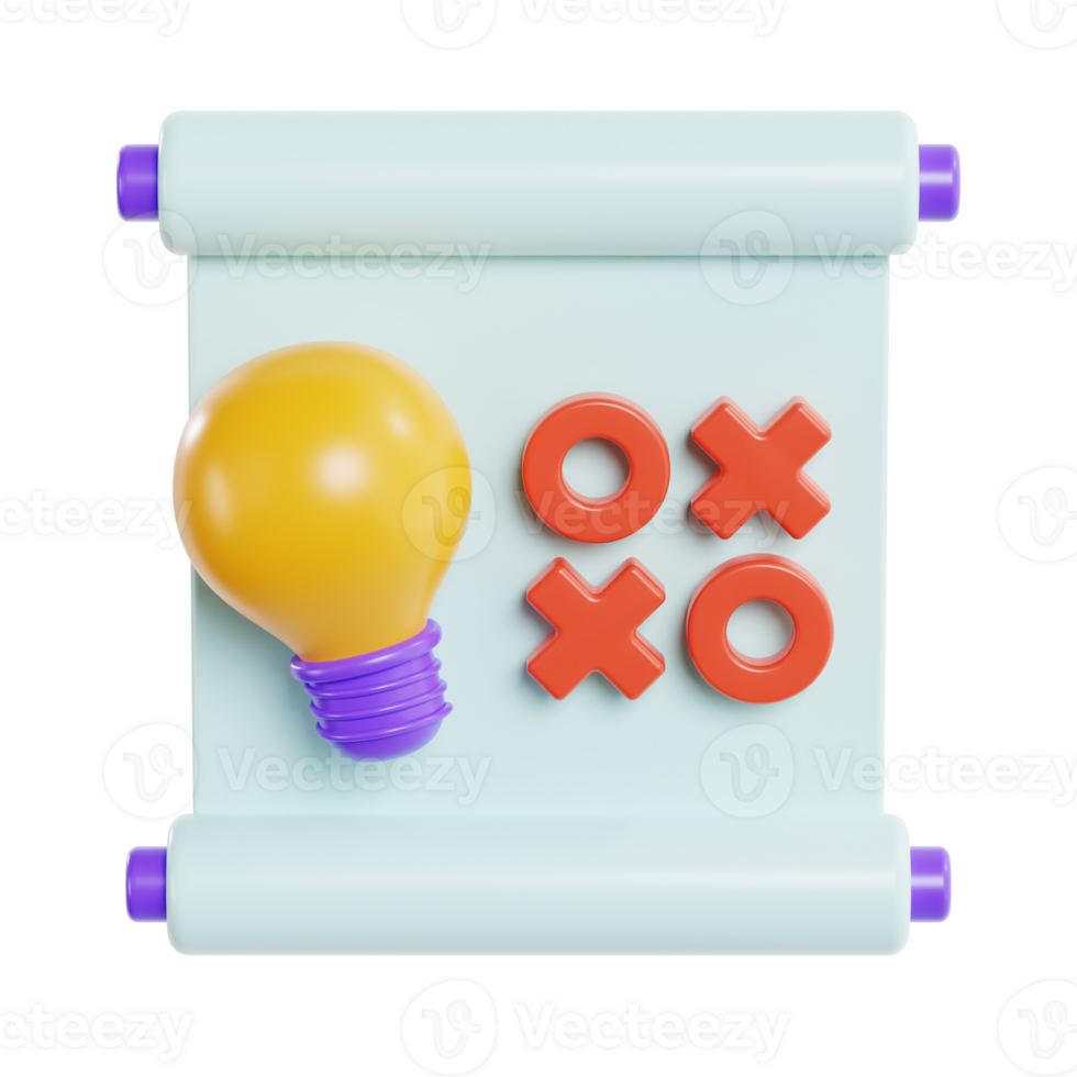 Marketing Strategy 3D Icon, Business Growth png
