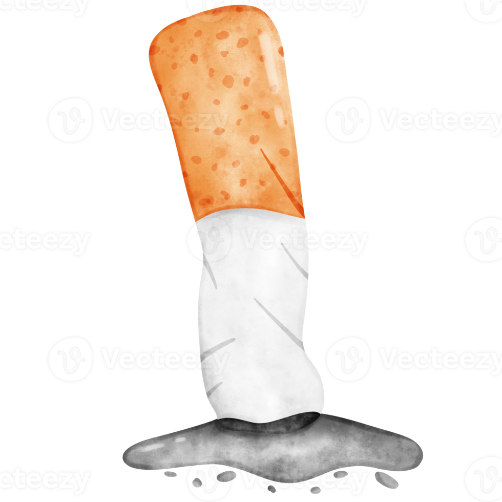 Cigarette and ash png