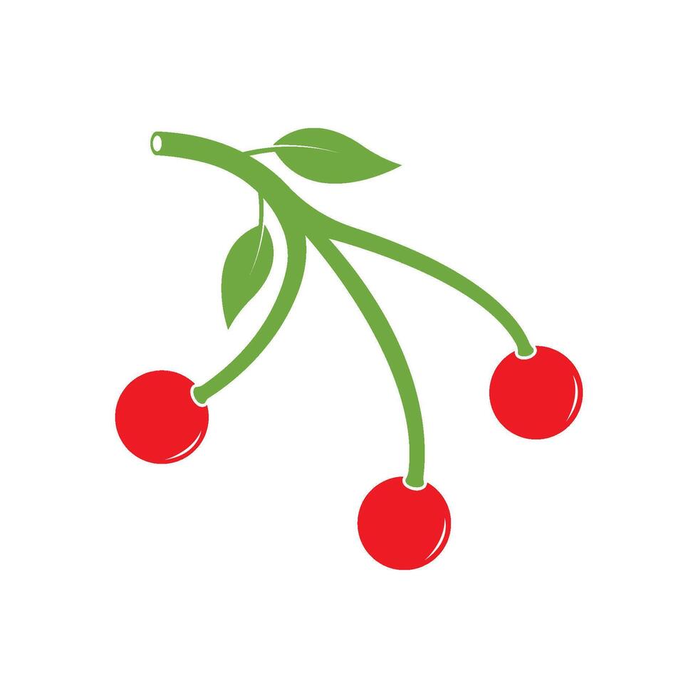 Cherry icon illustration design vector