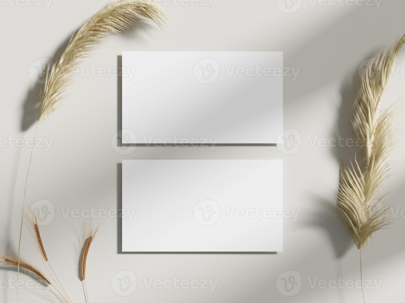 Luxury Business Card Mockup with Minimalist Aesthetic photo