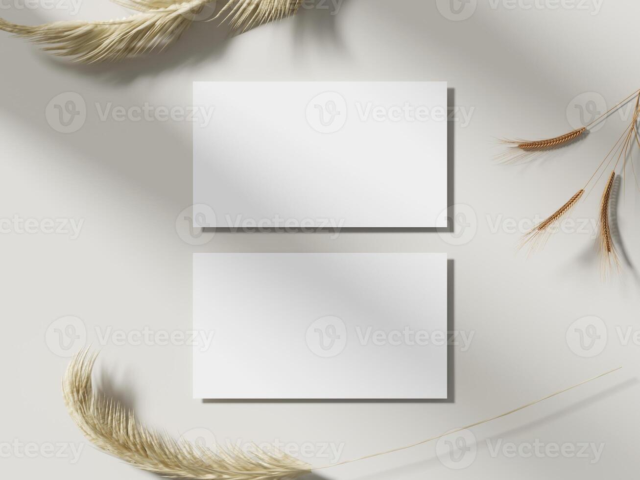 Subtle and Elegant Business Card Mockup photo