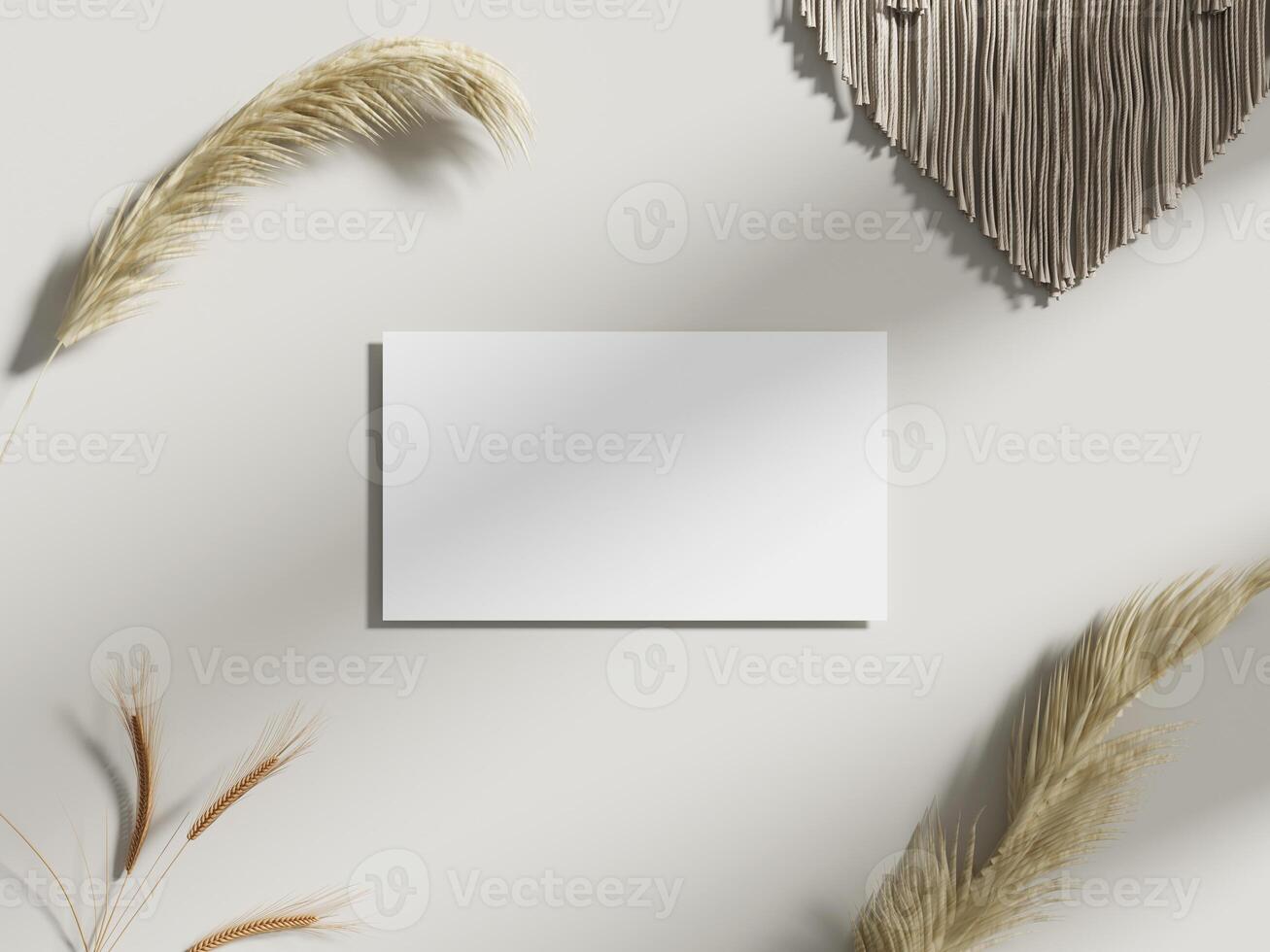 Minimalist and Elegant Business Card Mockup photo