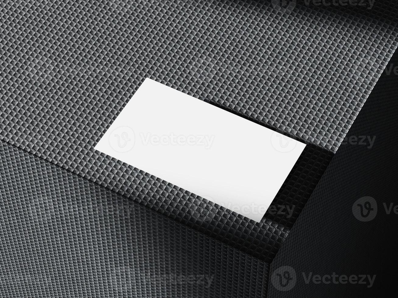 High-Quality Business Card Display with Concrete Finish photo