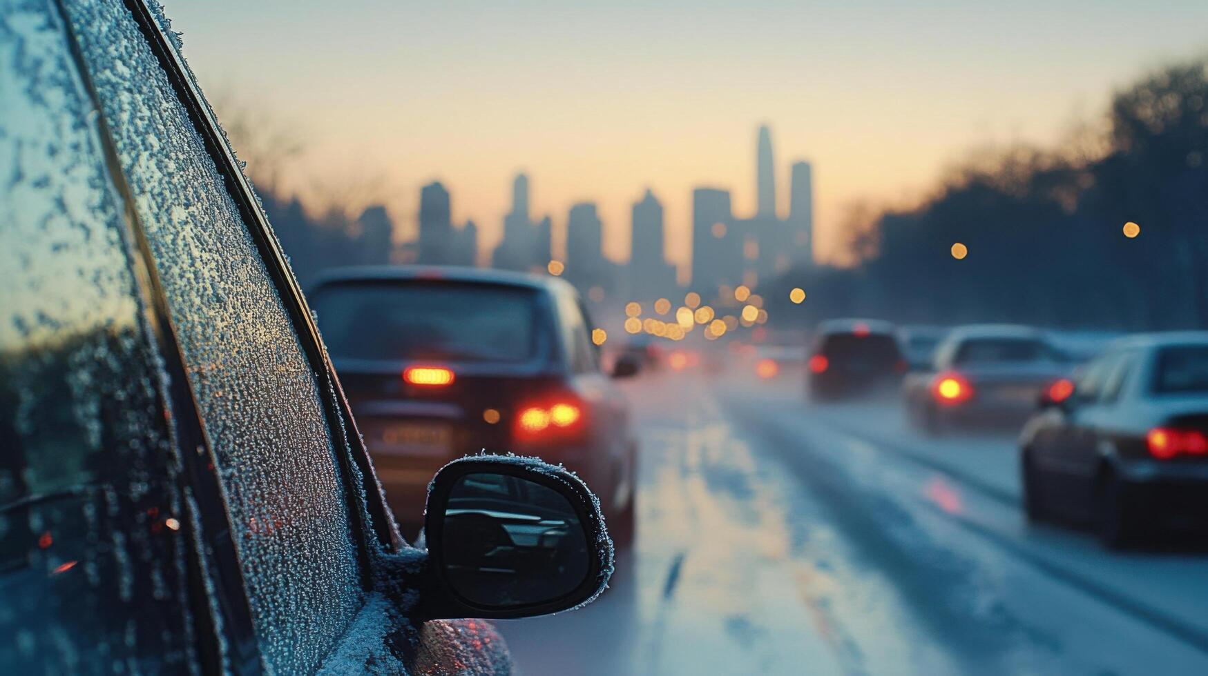 Frosty Commute Views photo