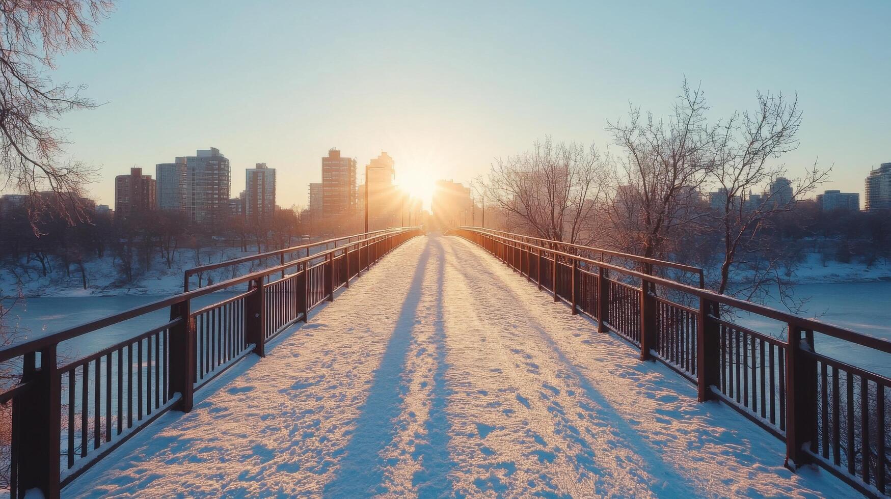 Urban Minimalism in Winter photo