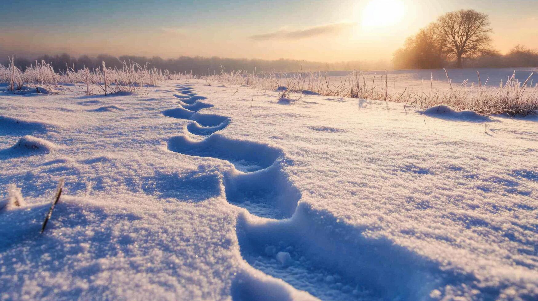 Paths in the Softness of Snow photo