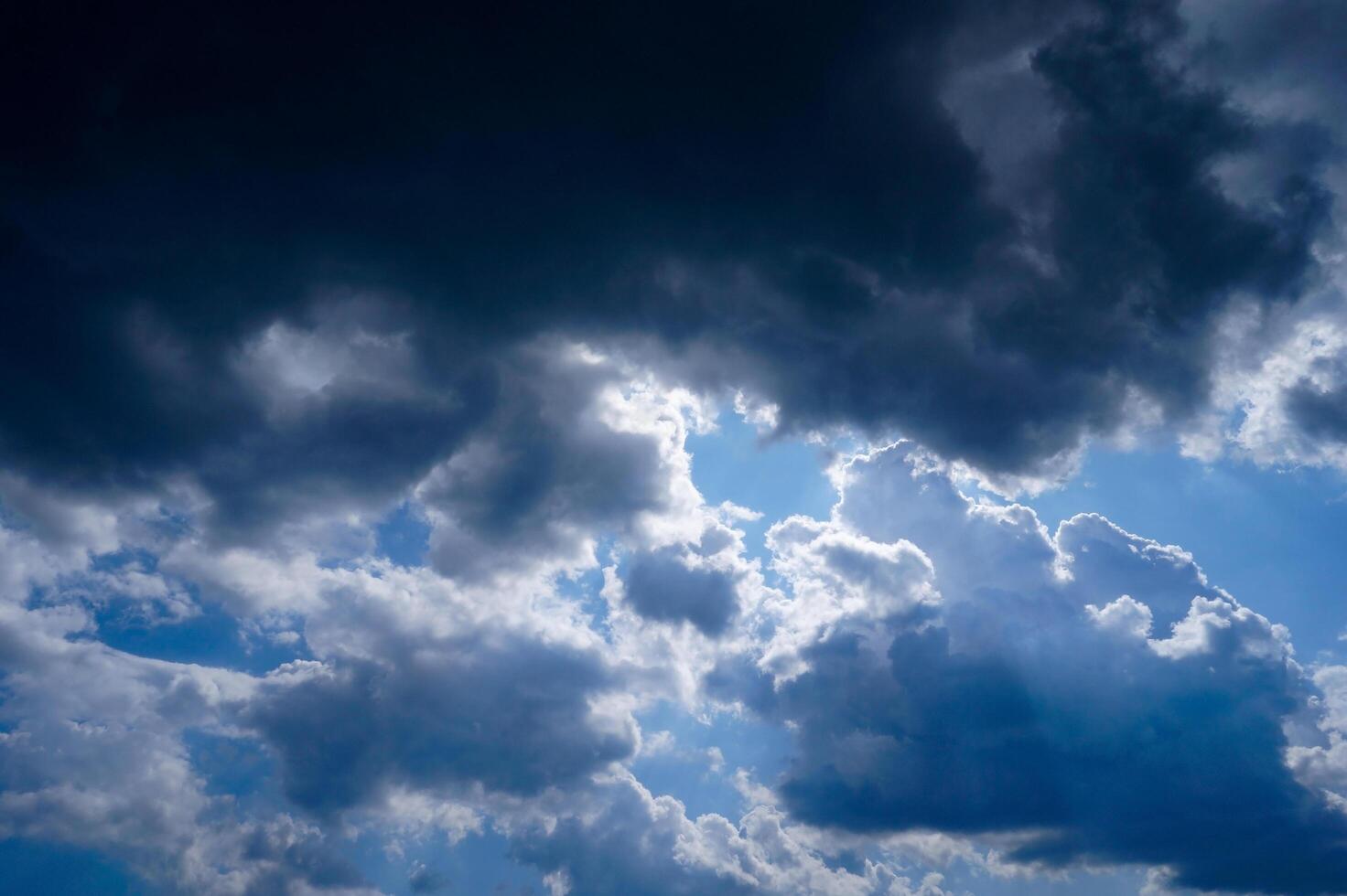 Heavy storm clouds photo