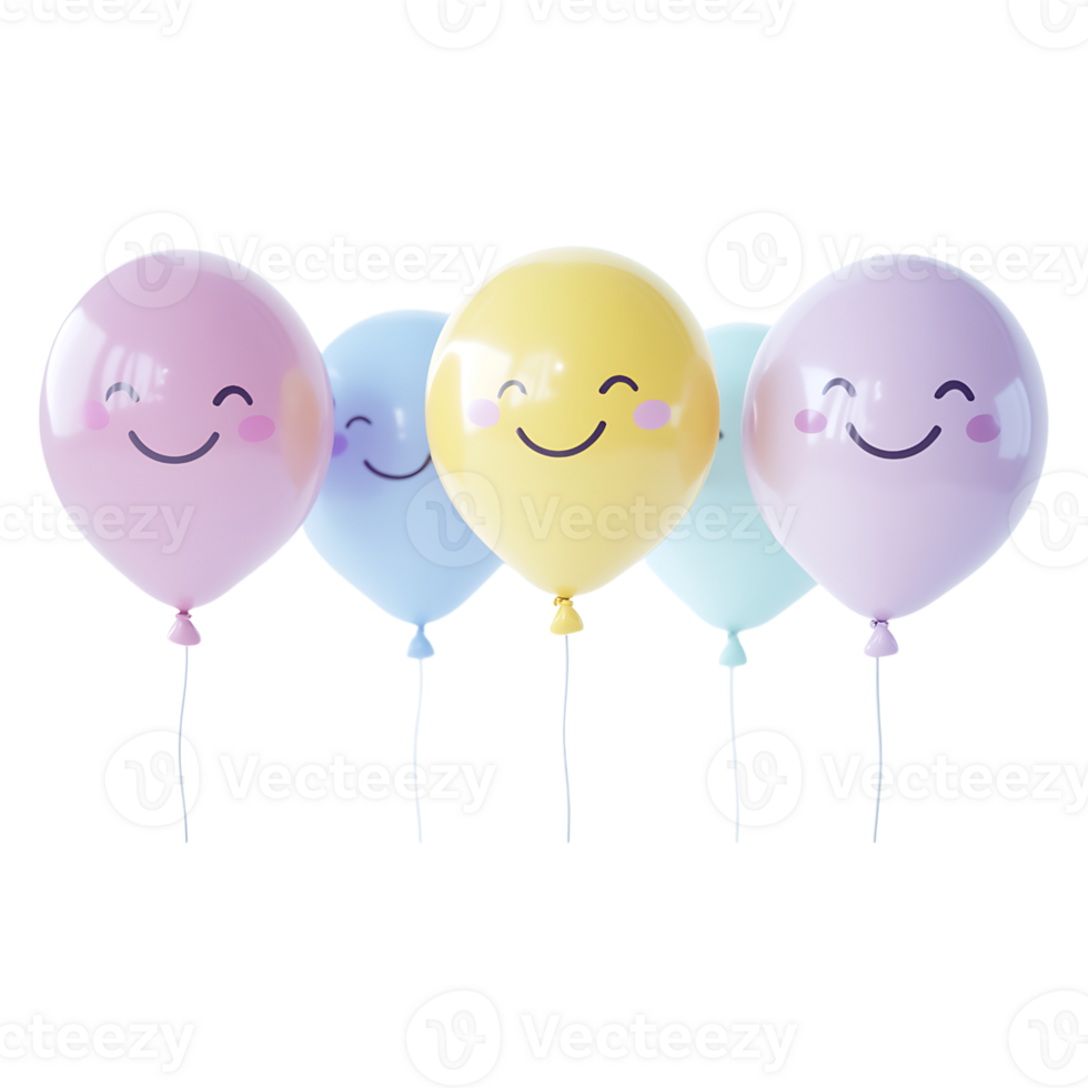 Happy birthday balloons png