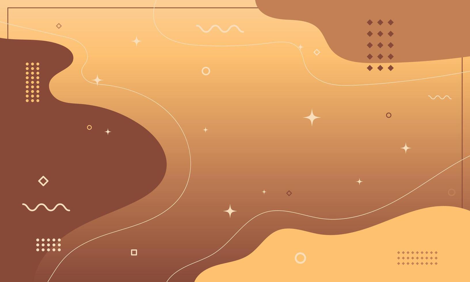 Chocolatte abstract background of flowing element trend design. vector