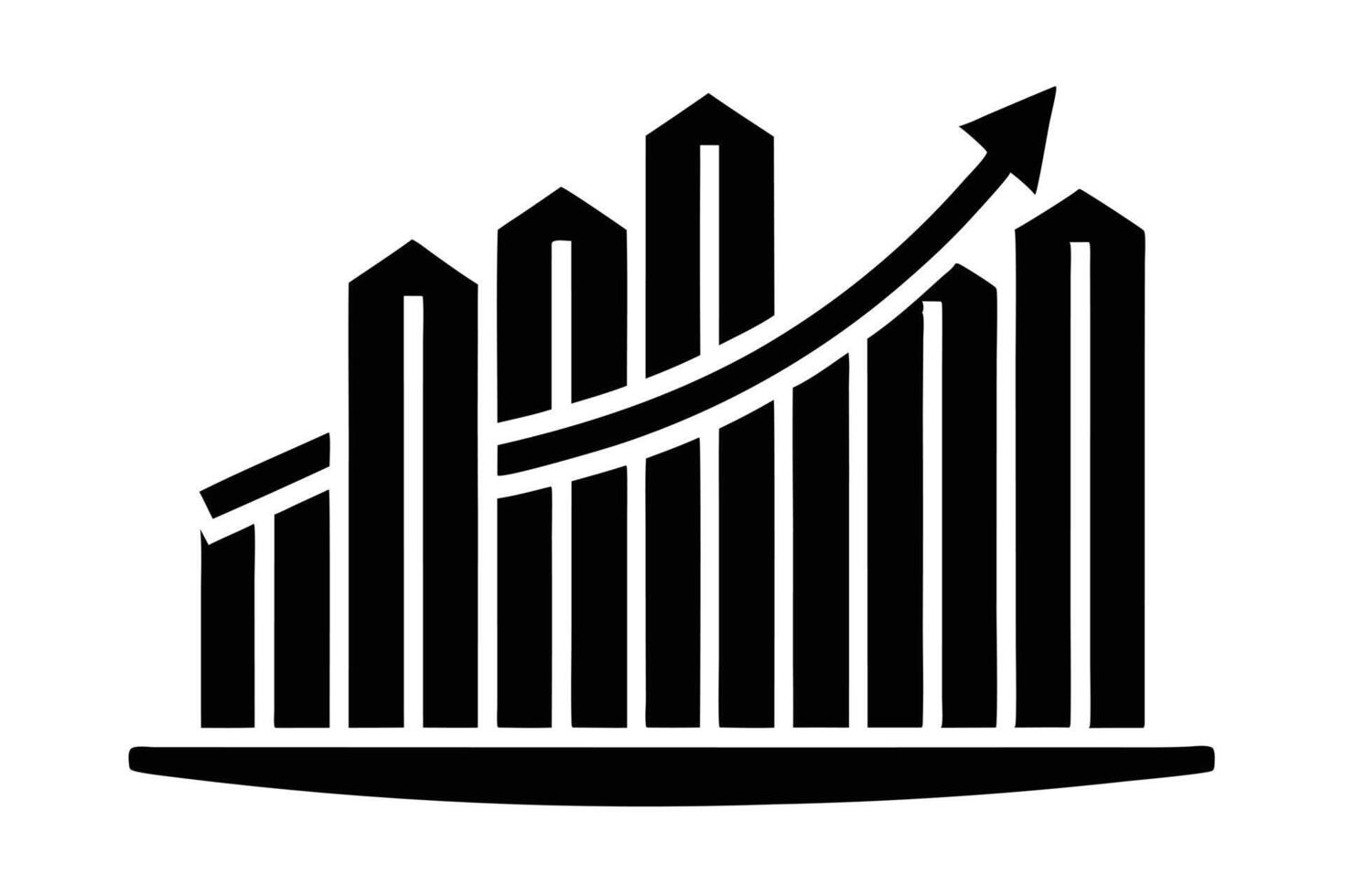 A Growing Financial Success Icon vector
