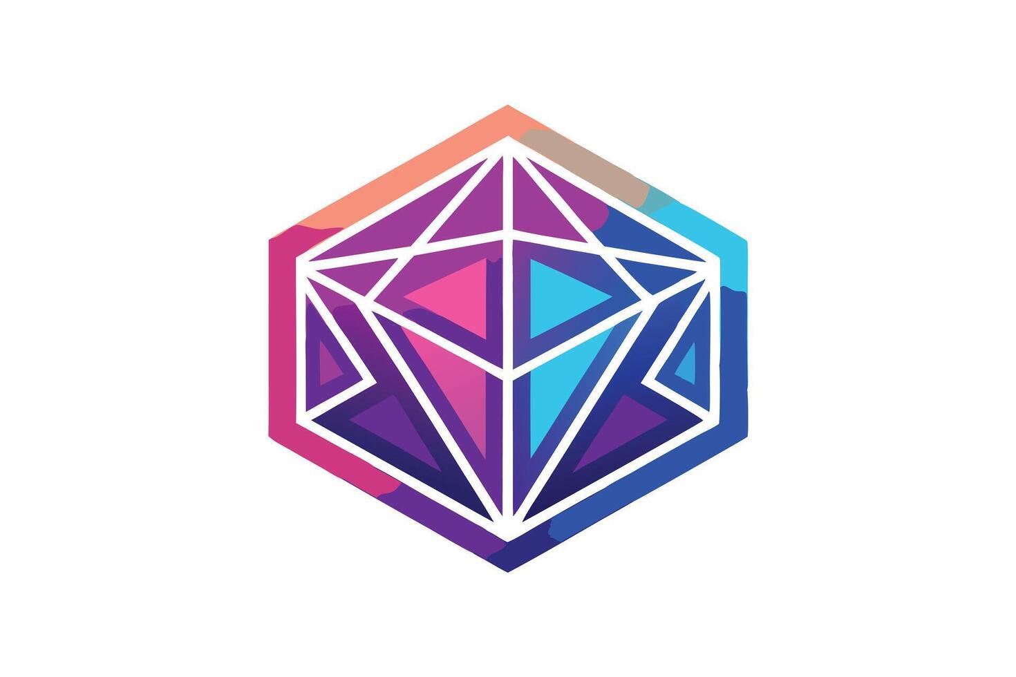 Hexagonal Logo Design vector