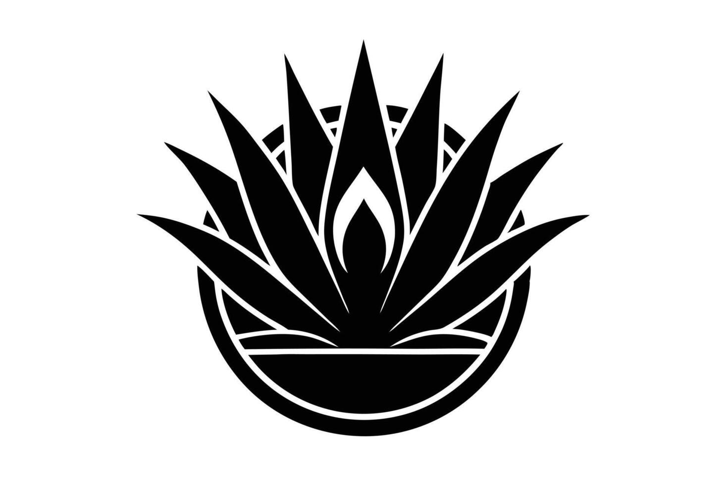 Intricate Black and White Mandala Design for Tattoos or Graphic Design vector