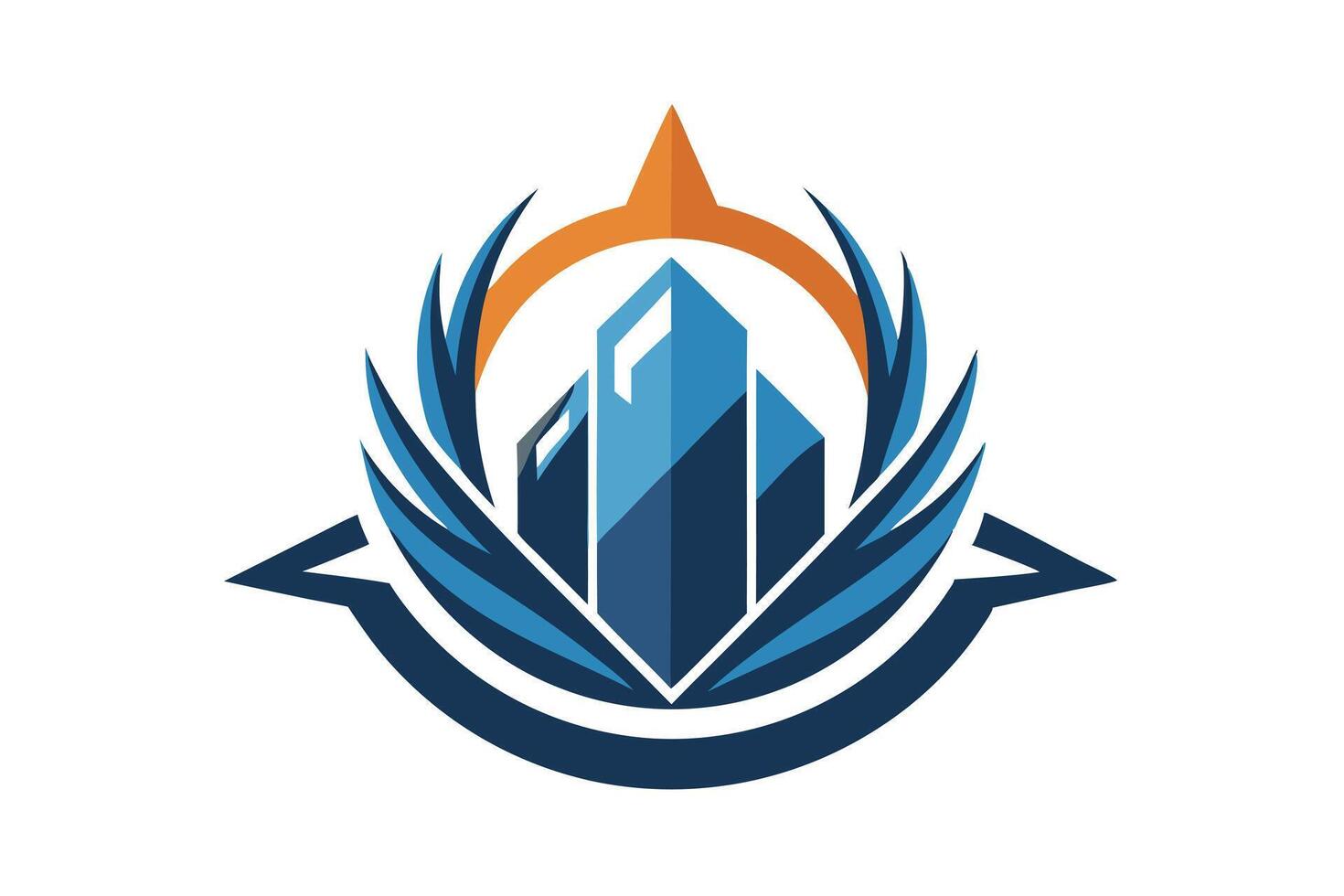 City Skyline Logo Design for Real Estate vector