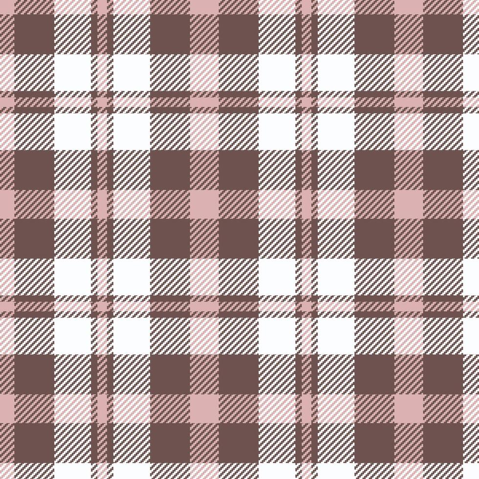 Pink Brown Lattice Textile Design vector