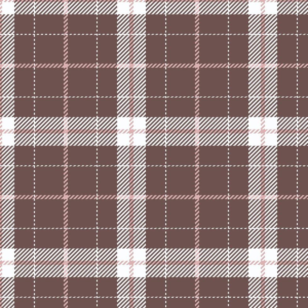 Countryside Blush-Brown Textile Plaid vector
