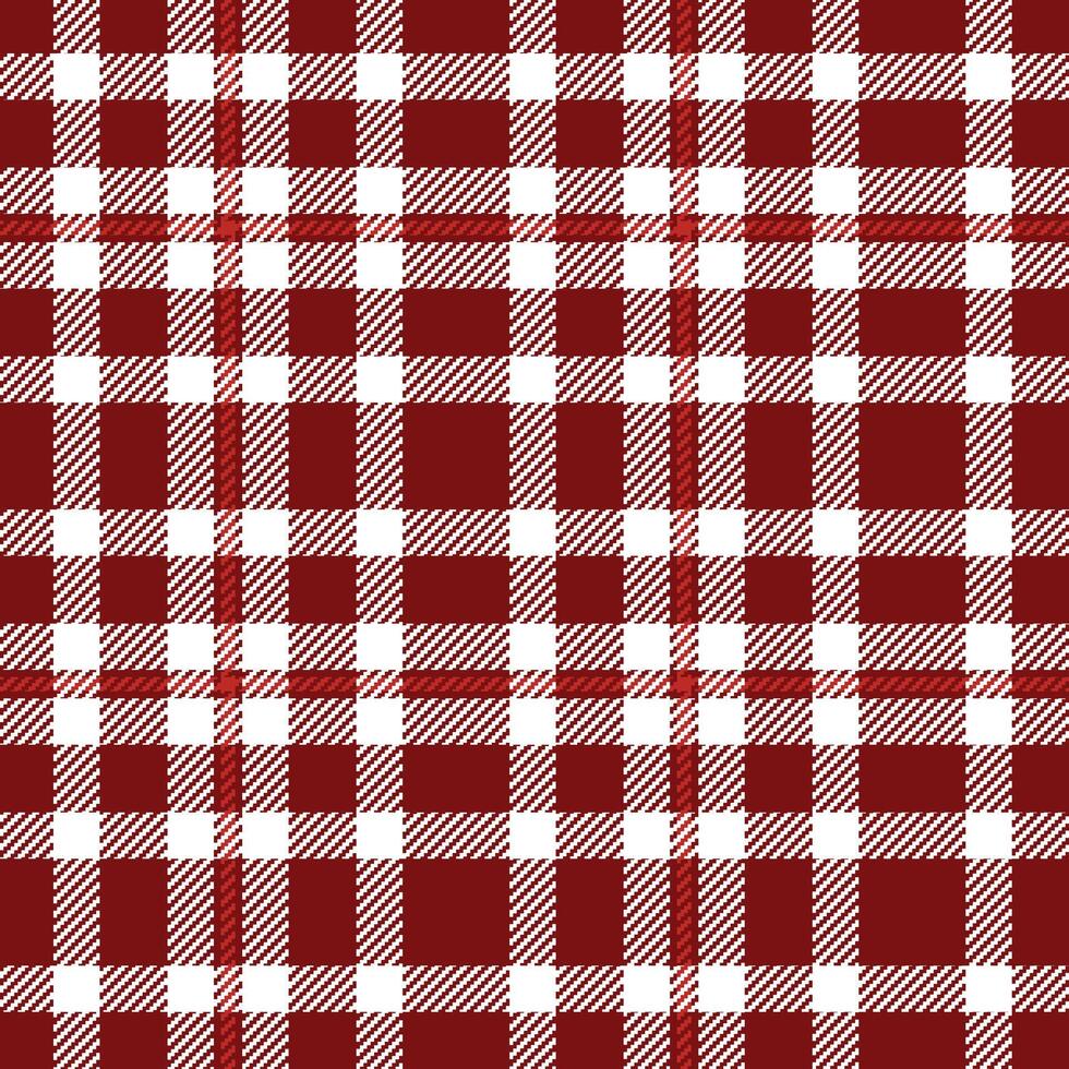 Scarlet Stripe and White Lattice Plaid Design vector