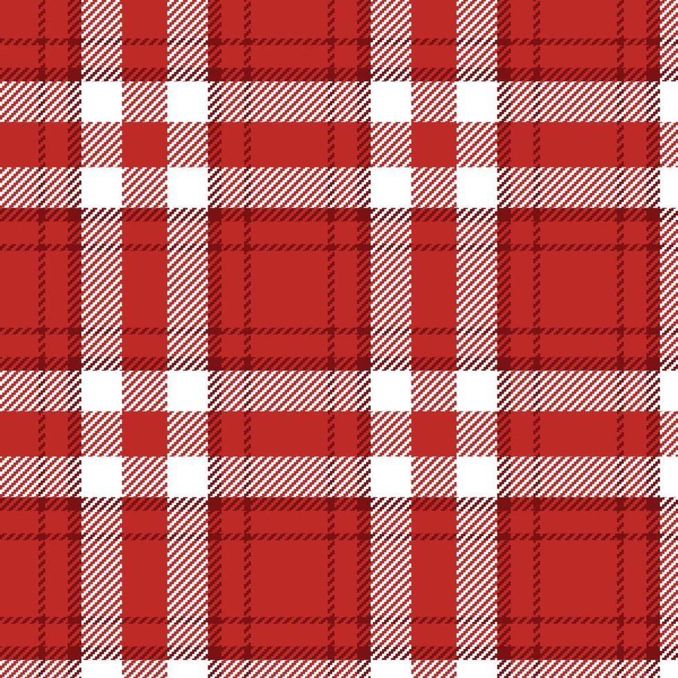 Dynamic Red-White Holiday Plaid Motif vector