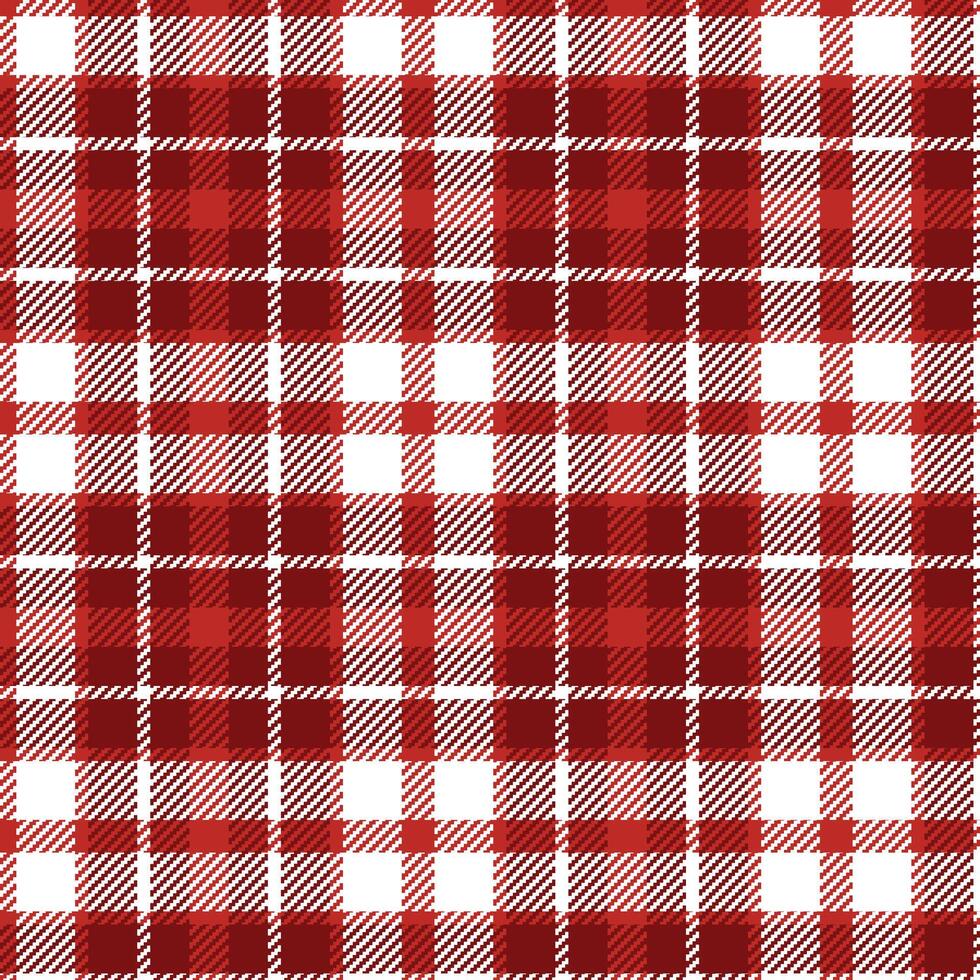 Jubilee Plaid Bold Carmine and Chalk Stripe vector