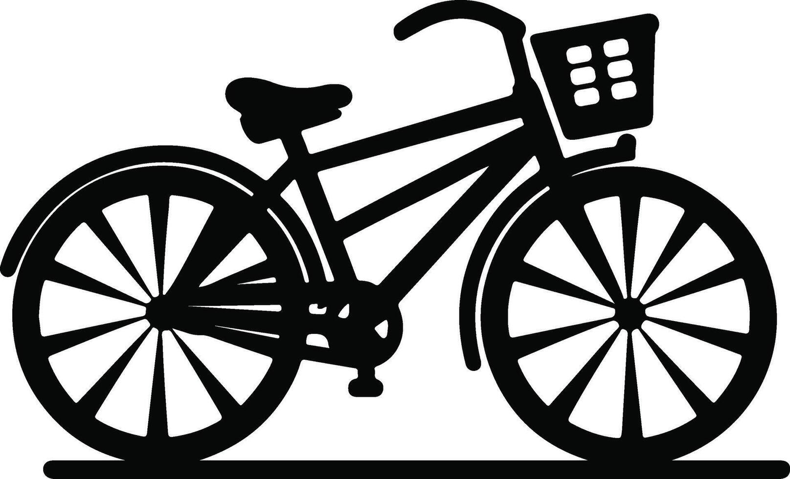 Modern Bicycle Illustration Art for Decor Lovers vector