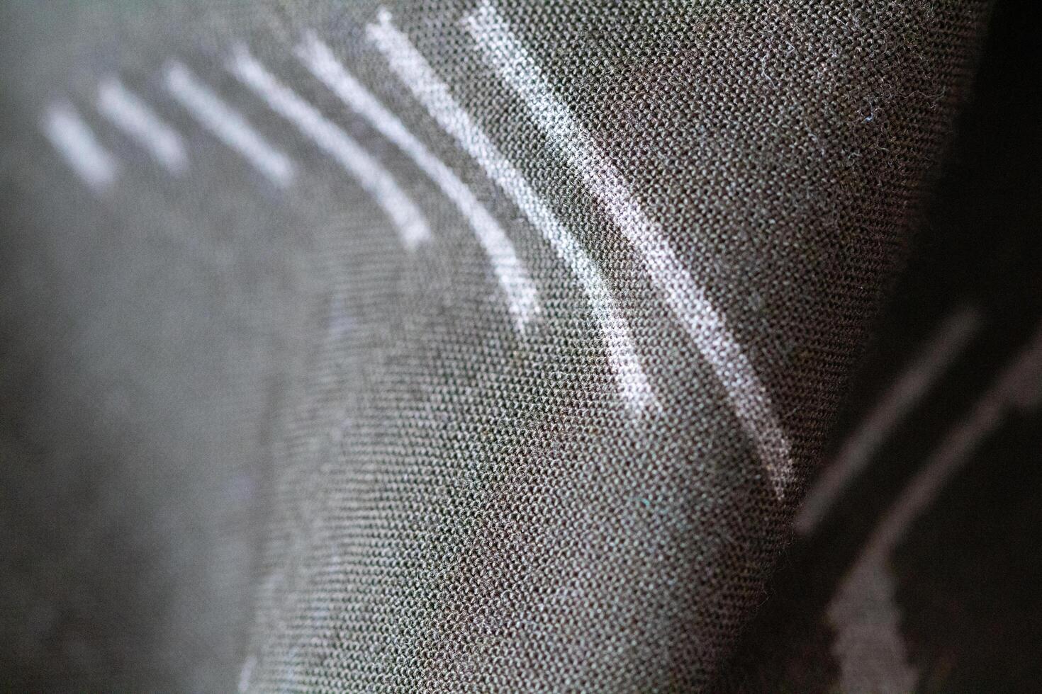 Close-Up Textured Fabric with Abstract Pattern photo