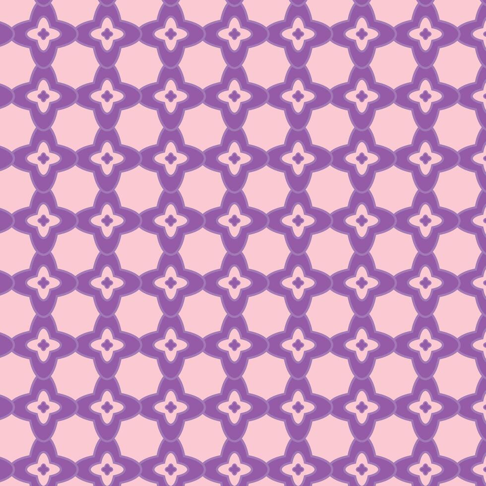 Beautiful Pink and Purple Geometric Pattern vector