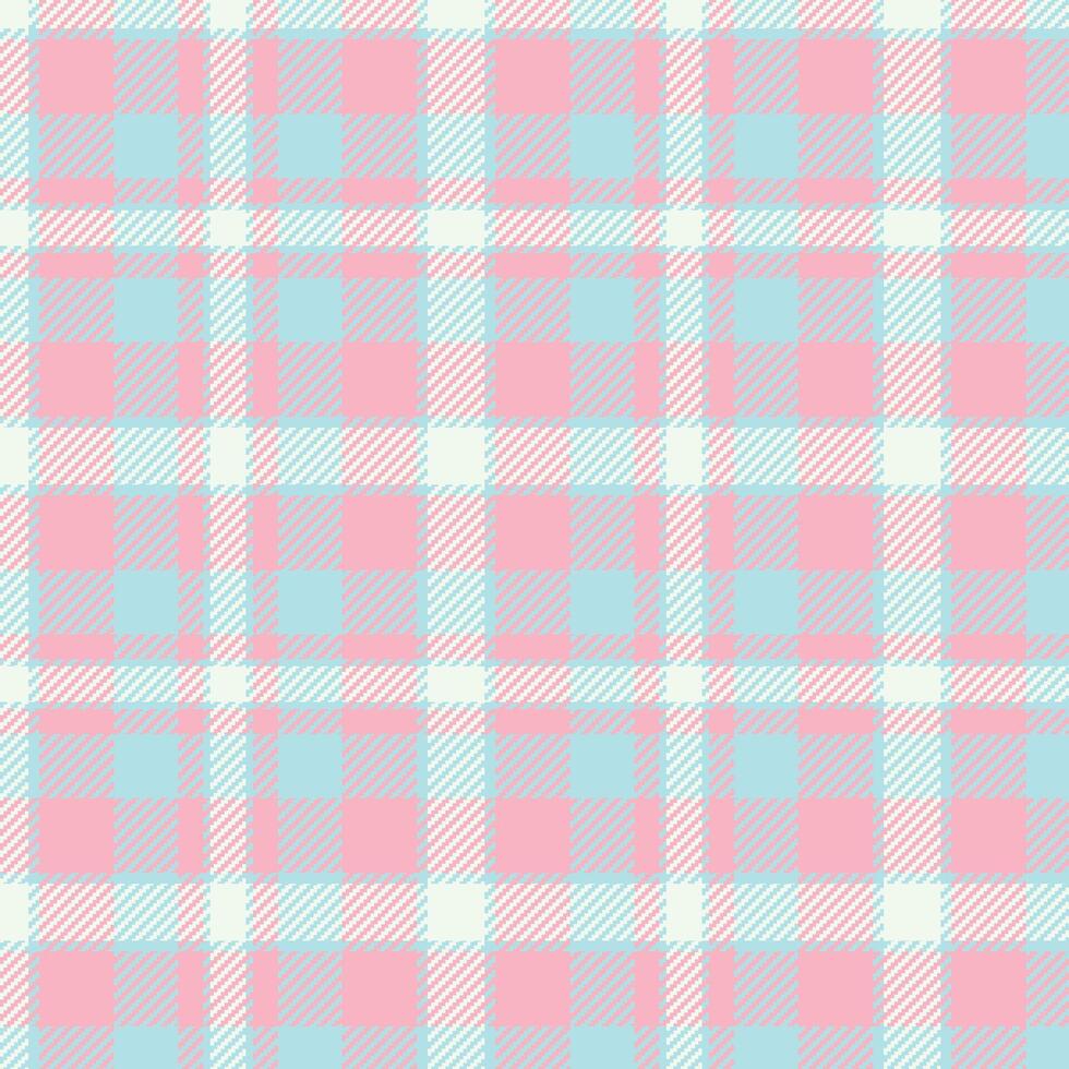 Soft Blue Dreamscape Plaid vector