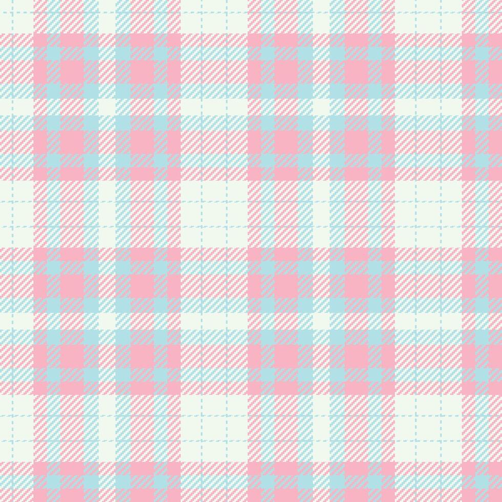Misty Blue Reverie Plaid vector